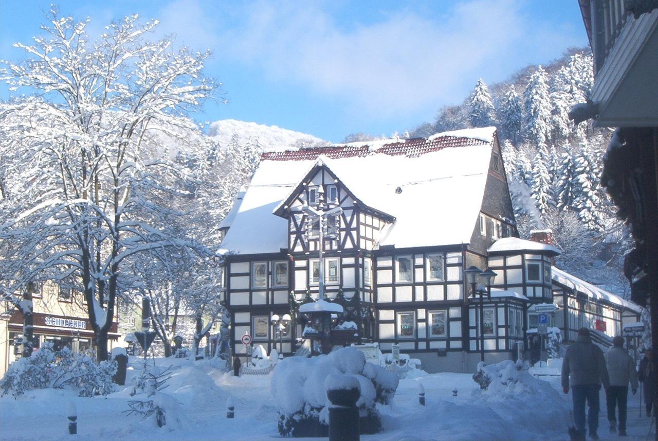 Hotel Pension Am Kurmittelhaus Bad Grund Ngoại thất bức ảnh